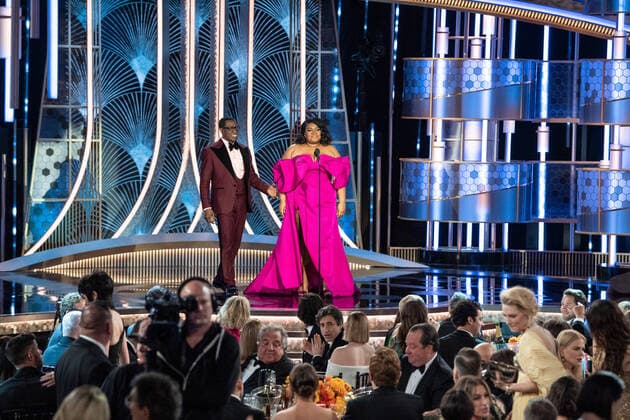 Wesley Snipes and Da Vine Joy Randolph present at the 77th Annual Golden Globe Awards at the Beverly Hilton in Beverly Hills, CA on Sunday, January 5, 2020.  Copyright: xHFPAxPhotographerx 33938-404PLX