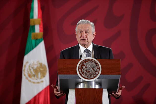 January 7, 2020 EUM20200107NAC04 JPG MEXICO CITY Presidency AMLO President Andres Manuel Lopez Obrador during his press conference at the National Palace on Tuesday, January 7, 2020 Photo Agency EL UNIVERSALIvan StephensEELG  - ZUMAu78_ 20200107_zaf_u78_002 Copyright: xElxUniversalx