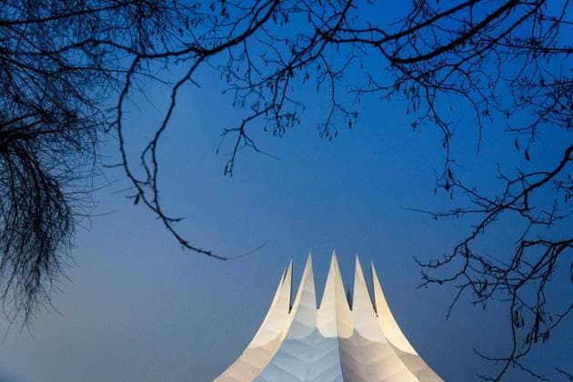 Berlin, Impressions Tempodrom Germany, Berlin 08 01 2020 The picture shows the roof of the Tempodrom in Berlin Berlin Berlin Germany