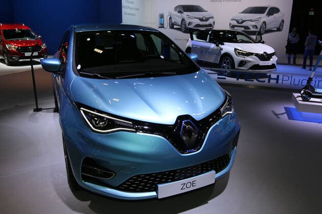 Renault Zoe facelift (Elektroauto), 98. European Motor Show Brussels, Salon Auto Moto Mobility, 10.-19.01.2020, Pressetag 09.01.2020, Brüssel (Belgien), Autoausstellung, Messe, Brussels Expo (Heysel) *** Renault Zoe facelift electric car , 98 European Motor Show Brussels, Salon Auto Moto Mobility, 10 19 01 2020, Press Day 09 01 2020, Brussels Belgium , Motor Show, Exhibition, Brussels Expo Heysel