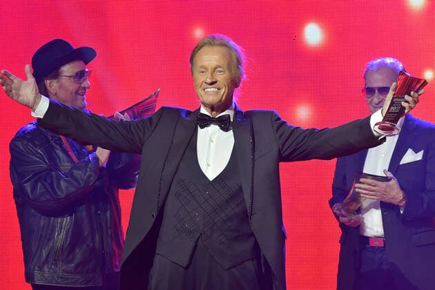 SMAGO AWARD for 50 years of the Hit Parade Martin Mann, Christian Anders, Michael Holm Arrival for the award ceremony SMAGO AWARD 2020 for 50 years of the Hit Parade in Berlin on 12 01 2020 PPM