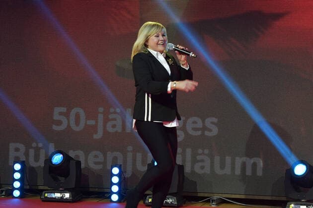 SMAGO AWARD for 50 years of the hit parade Gaby Baginsky celebrates 50 years of stage show at the award ceremony SMAGO AWARD 2020 for 50 years of the hit parade in Berlin on 12 01 2020 PPM