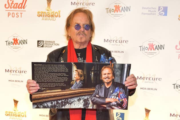 SMAGO AWARD for 50 years of the hit parade Frank Zander Arrival for the award ceremony SMAGO AWARD 2020 for 50 years of the hit parade in Berlin on 12 01 2020 PPM