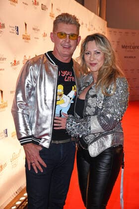 Markus Moerl with his wife Yvonne Koenig at the SMAGO Award 2020 in the Mercure Hotel Moa in Berlin on 12 01 2020
