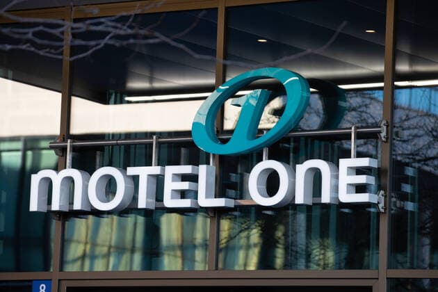 Shops in the Riemarcaden, Motel One shop in the shopping centre Riem Arcaden in Munich on 13 January 2020 Bavaria Germany