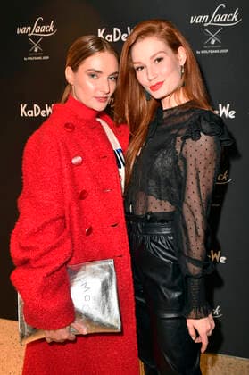 Marie von den Benken and Jana Heinisch at the Van Laack Masterpiece by Wolfgang Joop Fashion Show at the Berlin Fashion Week Autumn Winter 2020 at KaDeWe Berlin, 14 01 2020 Foto:xF.xKernx xFuturexImage