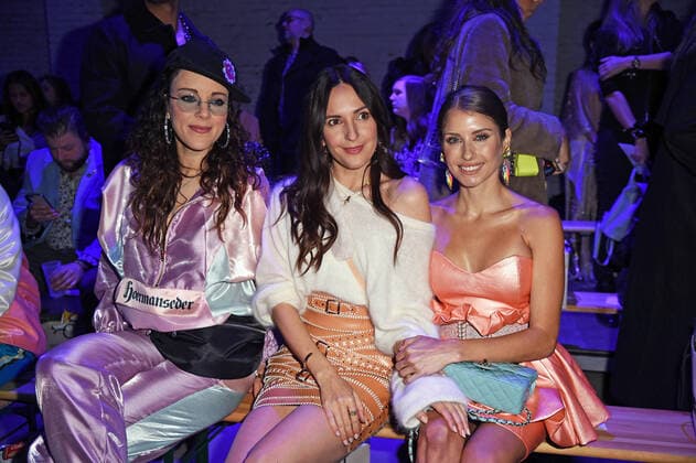 Jasmin Wagner, Cathy Hummels, Johanna Klum at the Marina Hoermanseder Fashion Show as part of the Berlin Fashion Week Fall Winter 2020 in Modern Times East on 16 01 2020