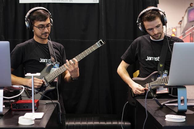 ANAHEIM CA - DECEMBER 13: Views from the tradeshow floor during 2020 Winter North American Music Merchants show in Anaheim, Ca. on January 16, 2020. Copyright: xTonyxFortex