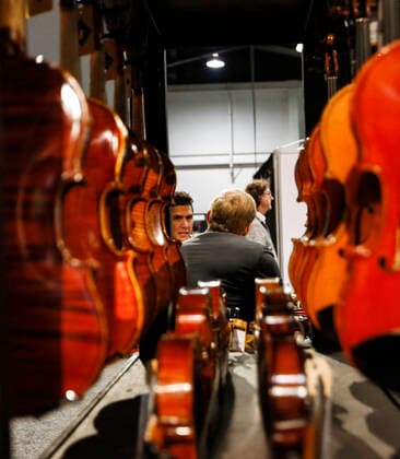 (200117) -- ANAHEIM, Jan. 17, 2020 -- People attend the National Association of Music Merchants (NAMM) Show in Anaheim, the United States, Jan. 16, 2020. The 118-year-old NAMM Show, one of the world s biggest music industry trade shows, kicked off here on Thursday. The four-day event is expected to bring together at least 110,000 people and around 2,000 exhibiting companies from more than 120 countries and regions around the world, featuring more than 7,000 brands, cutting-edge industry education, as well as exclusive special events, concerts and experiences. ) US-ANAHEIM-NAMM SHOW-OPEN LixYing
