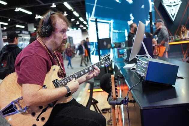 ANAHEIM CA - DECEMBER 13: Views from the tradeshow floor during 2020 Winter North American Music Merchants show in Anaheim, Ca. on January 16, 2020. Copyright: xTonyxFortex