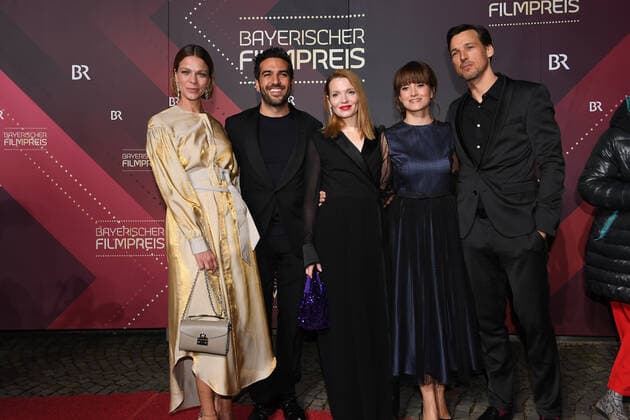 Jessica Schwarz, Elyas M«Barek, Karoline Herfurth, Lena Schönmann, und Florian David Fitz Verleihung des Bayerischen Filmpreis 2020 Ehrung, Auszeichnung, Preis Prinzregententheater München 17. Januar 2020