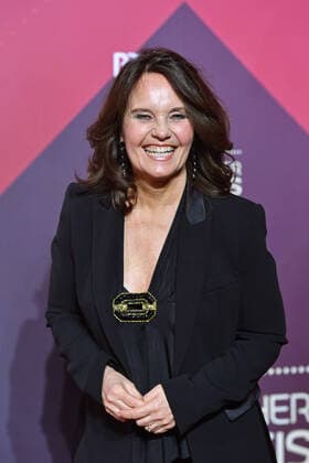 Caroline LINK director single frame,cut single motif,half figure,half figure 41 Bavarian Film Award 2019 Red Carpet,Red Carpet,on 17 01 2019 at the Prinzregententheater in Munich