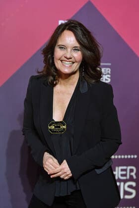 Caroline LINK director single frame,cut single motif,half figure,half figure 41 Bavarian Film Award 2019 Red Carpet,Red Carpet,on 17 01 2019 at the Prinzregententheater in Munich