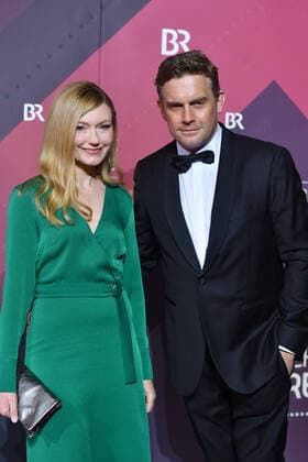 Sebastian BEZZEL Actor with his wife Johanna Christine GEHLEN Actress 41 Bavarian Film Award 2019 Red Carpet,Red Carpet,on 17 01 2019 at the Prinzregententheater in Munich