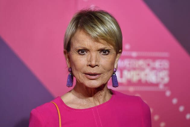 Uschi GLAS actress, single picture, cut single motif, portrait, portrait, portrait 41 Bavarian Film Award 2019 Red Carpet, Red Carpet, on 17 01 2019 at the Prinzregententheater in Munich