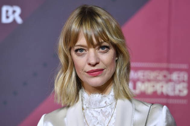 Heike MAKATSCH Actress, single image, cut single motif, portrait, portrait, portrait 41 Bavarian Film Award 2019 Red Carpet, Red Carpet, on 17 01 2019 at the Prinzregententheater in Munich