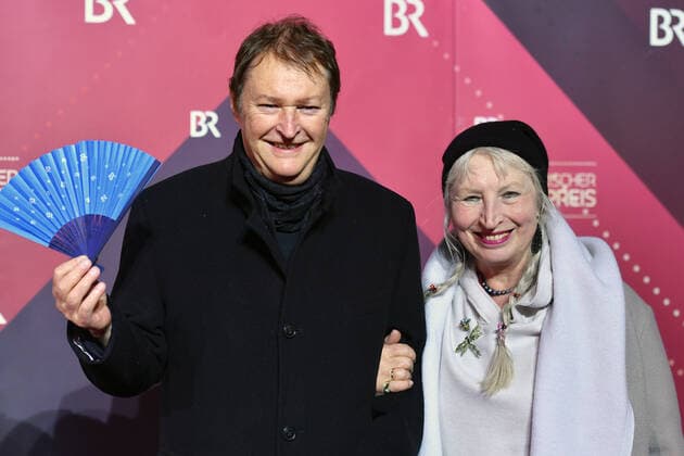 Hans Juergen BUCHNER Musician , with his wife Ulrike BOEGLMUELLER 41 Bavarian Film Award 2019 Red Carpet, Red Carpet, on 17 01 2019 at the Prinzregententheater in Munich