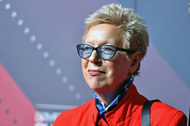 Doris DOERRIE Director, single image, cut single motif, portrait, portrait, portrait 41 Bavarian Film Award 2019 Red Carpet, Red Carpet, on 17 01 2019 at the Prinzregententheater in Munich