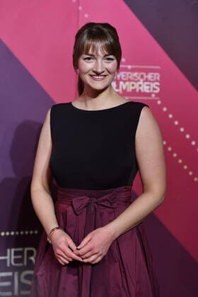 Judith GERLACH Minister of State for Digital Single Frame,cut single motif,half figure,half figure 41 Bavarian Film Award 2019 Red Carpet,Red Carpet,on 17 01 2019 at the Prinzregententheater in Munich