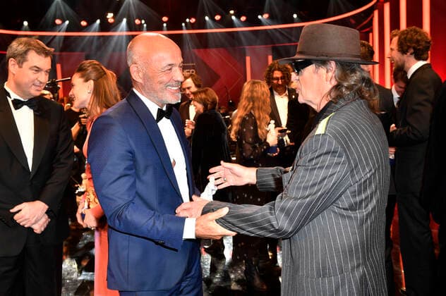 Heiner Lauterbach and Udo Lindenberg at the presentation of the 41 Bavarian Film Prize 2019 in the Prinzregententheater Munich, 17 01 2020 Foto:xF.xKernx xFuturexImage