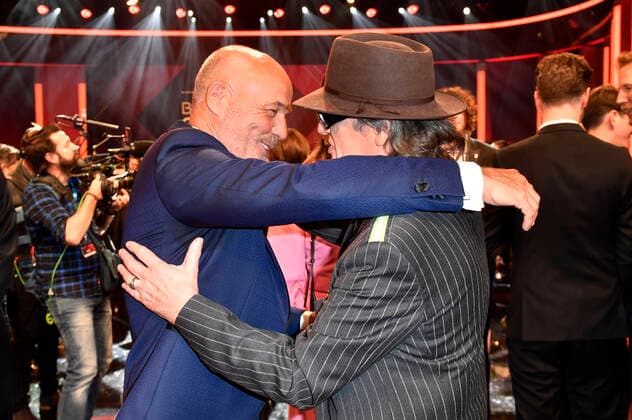 Heiner Lauterbach and Udo Lindenberg at the presentation of the 41 Bavarian Film Prize 2019 in the Prinzregententheater Munich, 17 01 2020 Foto:xF.xKernx xFuturexImage