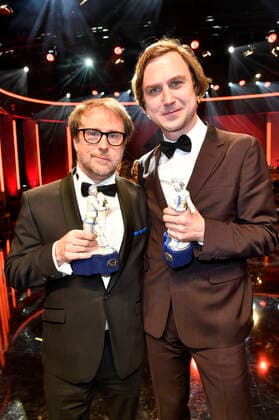 Bjarne Mädel and Lars Eidinger at the presentation of the 41 Bavarian Film Award 2019 in the Prinzregententheater Munich, 17 01 2020 Foto:xF.xKernx xFuturexImage