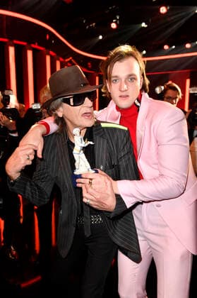 Udo Lindenberg and Jan Bülow at the presentation of the 41 Bavarian Film Prize 2019 in the Prinzregententheater Munich, 17 01 2020 Foto:xF.xKernx xFuturexImage
