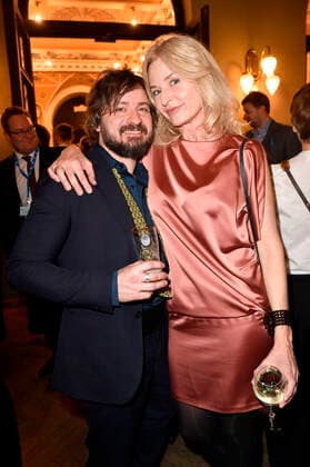Daniel Christensen and Franziska Schlattner at the presentation of the 41 Bavarian Film Prize 2019 in the Prinzregententheater Munich, 17 01 2020 Foto:xF.xKernx xFuturexImage