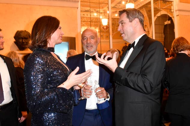 Ilse Aigner, Heiner Lauterbach and Markus Söder at the presentation of the 41 Bavarian Film Prize 2019 in the Prinzregententheater Munich, 17 01 2020 Foto:xF.xKernx xFuturexImage