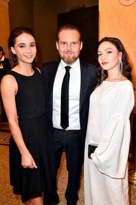 Guest, Axel Stein and Emma Drogunova at the presentation of the 41 Bavarian Film Award 2019 in the Prinzregententheater Munich, 17 01 2020 Foto:xF.xKernx xFuturexImage