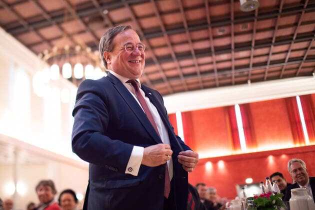 Herford, Germany 18 01 2020 NRW Prime Minister Armin Laschet in Herford Armin Laschet at the CDU New Years Reception at the CDU District Association Herford, Herford North Rhine-Westphalia Germany