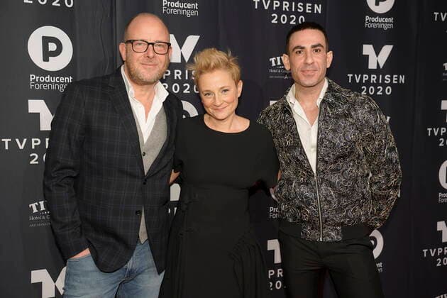 Nikolaj Steen, Ane Cortzen and Abdel Aziz Mahmoud The TV Award 2020 will be held at the Tivoli Hotel Congress Center on Saturday, January 18, 2020, Denmark,  Copyright: MartinxSylvestx cop101 spdk20200118-182047-L