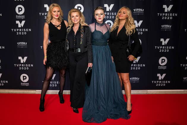 send2net the Pitzner Diamond family on the red carpet at the TV award 2020 at the Tivoli Hotel Cogress Center in Copenhagen, Saturday 18 January 2020, Copenhagen Denmark,  Copyright: MartinxSylvestx cop101 spdk20200118-204416-L
