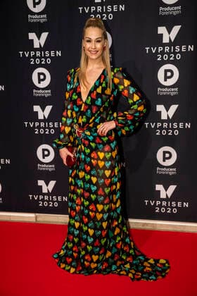 send2net Ibi Makienok on the red carpet at the TV award 2020 at the Tivoli Hotel Cogress Center in Copenhagen, Saturday 18 January 2020, Copenhagen Denmark,  Copyright: MartinxSylvestx cop101 spdk20200118-204612-L