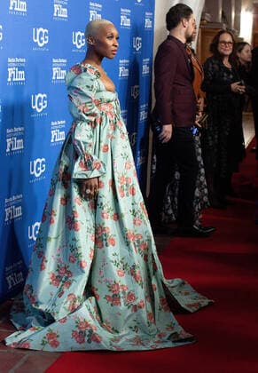 January 18, 2020, Santa Barbara, CA, USA: SANTA BARBARA, CALIFORNIA - JANUARY 18: Cynthia Erivo attends the Virtuosos Award presentation during the 35th Santa Barbara International Film Festival at Arlington Theatre on January 18, 2020 in Santa Barbara, California. Photo: Natalie Thomson imageSPACE Santa Barbara USA - ZUMAs181 20200118_zea_s181_137 Copyright: xImagespacex