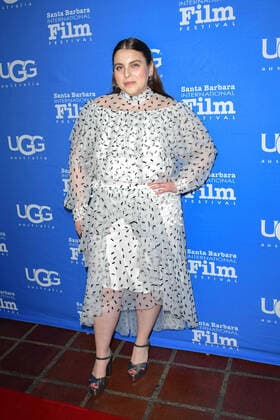 Beanie Feldstein on arrival for the presentation of the Virtuosos Award on 18 01 2020 at the Santa Barbara International Film Festival Virtuosos Award at the Santa Barbara International Film Festival 2020