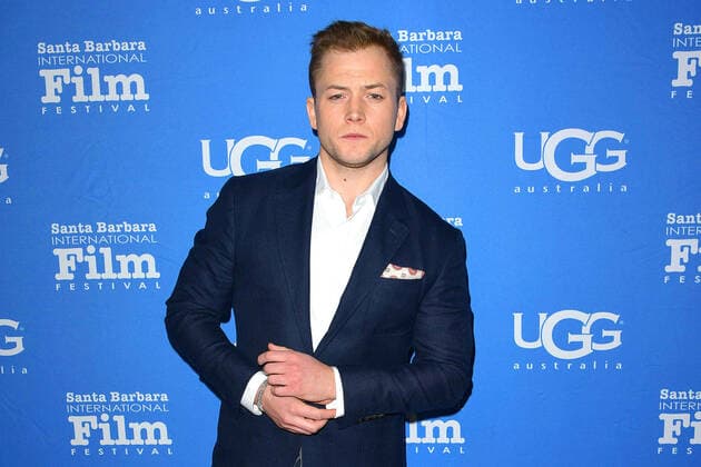 Taron Egerton on arrival for the presentation of the Virtuosos Award on 18 01 2020 at the Santa Barbara International Film Festival Virtuosos Award at the Santa Barbara International Film Festival 2020
