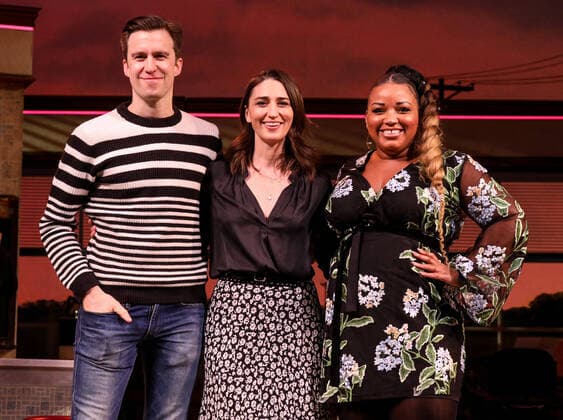 January 20, 2020, London, United Kingdom: Sara Bareilles joins the West End Cast of Waitress The Musical along with Marisha Wallace and Gavin Creel at the Adelphi Theatre in London London United Kingdom - ZUMAs197 20200120_zaa_s197_038 Copyright: xBrettxCovex