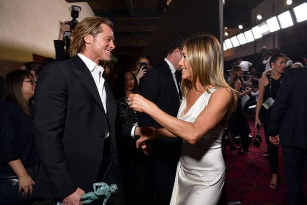 Bilder des Jahres 2020, Entertainment 01 Januar Entertainment Themen der Woche KW04 LOS ANGELES, CALIFORNIA - JANUARY 19: Brad Pitt and Jennifer Aniston attend the 26th Annual Screen Actors Guild Awards at The Shrine Auditorium on January 19, 2020 in Los Angeles, California. (  Copyright: xEmmaxMcIntyrex 33948-001PLX