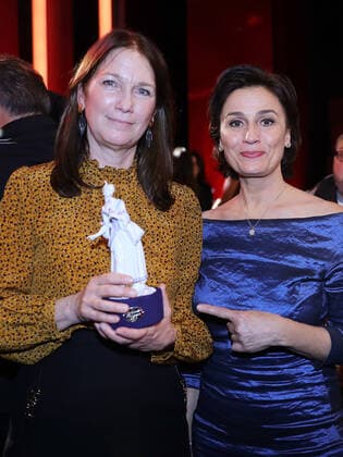 Bayerischer Filmpreis 2019 Sherry Hormann und Sandra Maischberger, München Bayern Deutschalnd Prinzregententheater *** Bavarian Film Award 2019 Sherry Hormann and Sandra Maischberger, Munich Bavaria German Prince Regent Theatre
