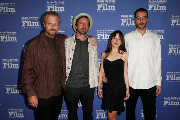 Santa Barbara, CA - JAN 22: Louis Amon, Mariami Kurtshvili, Andreas Jantz, and Tristian Siefert attend the Maltin Master Award at the 35th Annual Santa Barbara International Film Festival at the Arlington Theatre on January 22, 2020 in Santa Barbara, CA. Copyright: ximageSPACE MediaPunchx