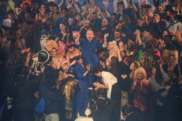 Bilder des Jahres 2020, Entertainment 01 Januar Entertainment Bilder des Tages Last ultim Fashion show of JeanPaul Gaultier carreer. Defile Jean Paul Gaultier Haute Couture2020. 250197 2020-01-22 Paris France Gaultier, Jean-Paul  Copyright: xSergexArnalx xStarfacex STAR_250197_121