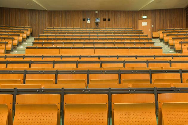Empty auditorium, Berlin, Germany