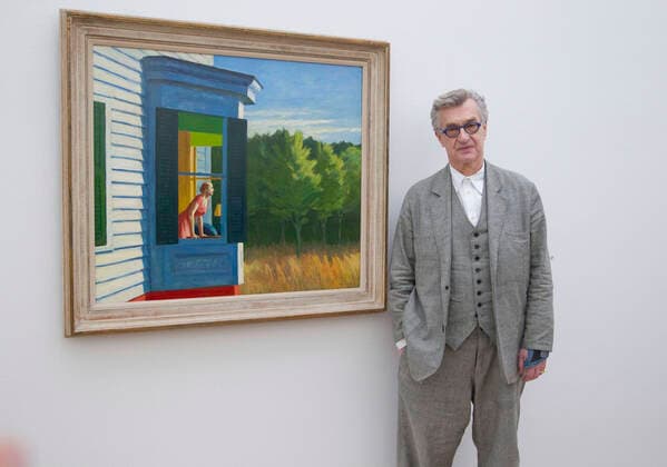 Bilder des Jahres 2020, Entertainment 01 Januar Entertainment Bilder des Tages Basel, Switzerland - January 24, 2020: Edward Hopper Exhibition at the Fondation Beyeler with german Director Wim Wenders, who s Project Two or Three Things I Know about Edward Hopper , a 3D short film, is screened at the Exhibition. Edward Hopper Exhibition at the Fondation Beyeler