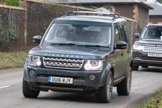 Princess Anne, The Princess Royal, driving with Prince Philip (Duke of Edinburgh) in the passenger seat (not wearing a seatbelt, on the day that Queen Elizabeth II is seen out in public driving around the Sandringham Estate, and hopefully on the road to recovering from a slight cold . Two days ago Her Majesty was unable to attend her annual visit to the Women s Institute meeting at West Newton due to feeling under the weather. Queen Elizabeth II, Sandringham, Norfolk, on January 25, 2020. 