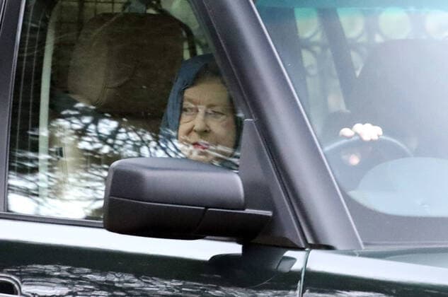 Queen Elizabeth II is seen out in public driving around the Sandringham Estate, and hopefully on the road to recovering from a slight cold . Two days ago Her Majesty was unable to attend her annual visit to the Women s Institute meeting at West Newton due to feeling under the weather. Queen Elizabeth II, Sandringham, Norfolk, on January 25, 2020. 