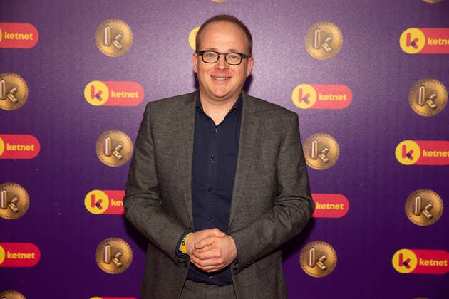 Sven De Leijer pictured during the Gala van de Gouden K s award show, organized by Flemish children s television channel Ketnet, Saturday 25 January 2020 in Antwerp.  JAMESxARTHURxGEKIERE 2462589