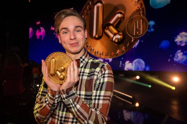 Dylan Agens pictured during the Gala van de Gouden K s award show, organized by Flemish children s television channel Ketnet, Saturday 25 January 2020 in Antwerp.  JAMESxARTHURxGEKIERE 2462780