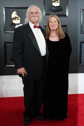 26 January 2020 - Los Angeles, California - David Crosby, Jan Dance. 62nd Annual GRAMMY Awards held at Staples Center. Photo Credit: AdMedia 250359 2020-01-26 California Los Angeles Etats-Unis  Copyright: xAdMediax STAR_250359_623