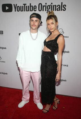 Bilder des Jahres 2020, Entertainment 01 Januar Entertainment Themen der Woche KW05 27 January 2020 - Westwood, California - Justin Bieber, Hailey Bieber. The Premiere Of YouTube Originals Justin Bieber: Seasons held at The Regency Bruin Theatre. Photo Credit: FS AdMedia 250422 2020-01-27 CA Westwood Etats-Unis  Copyright: xAdMediax STAR_250422_009